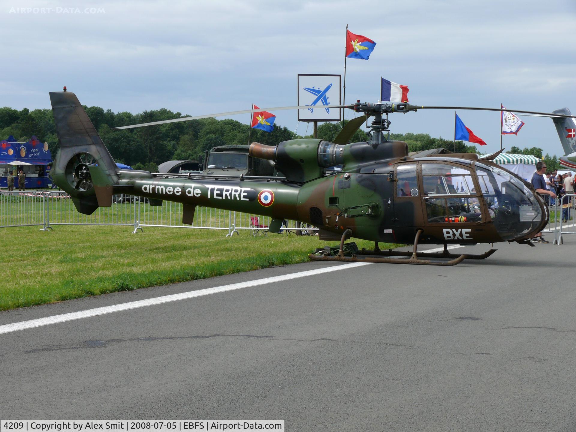 4209, Aérospatiale SA-342L-1 Gazelle C/N 2209, Aerospatiale SA342L1 Gazelle BXE/4209 French Army