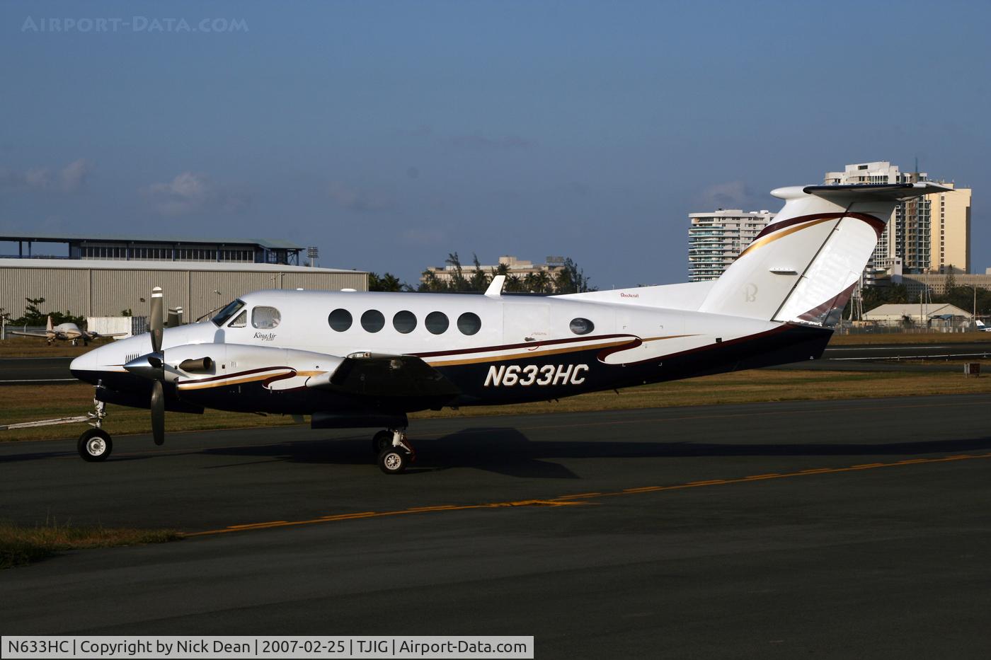 N633HC, Raytheon B200 King Air C/N BB-1852, TJIG