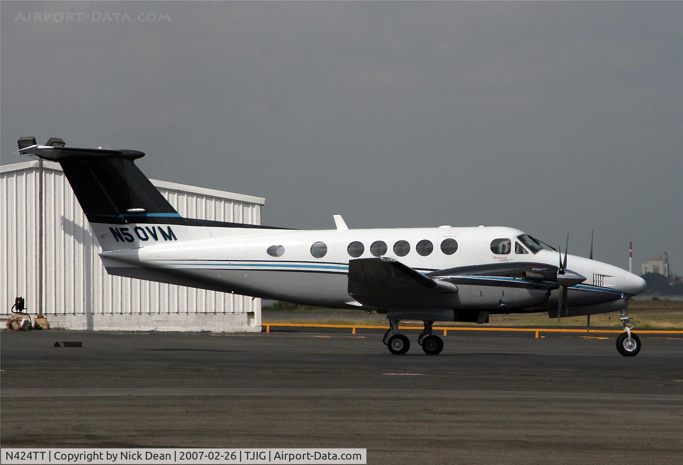N424TT, Raytheon B200 King Air C/N BB-1964, TJIG (Seen here as N50VM currently registered N424TT)