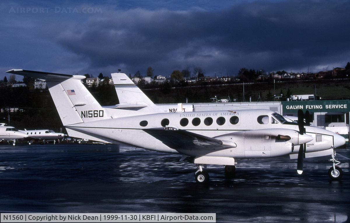 N1560, Beech C-12C Huron C/N BC-09, KBFI