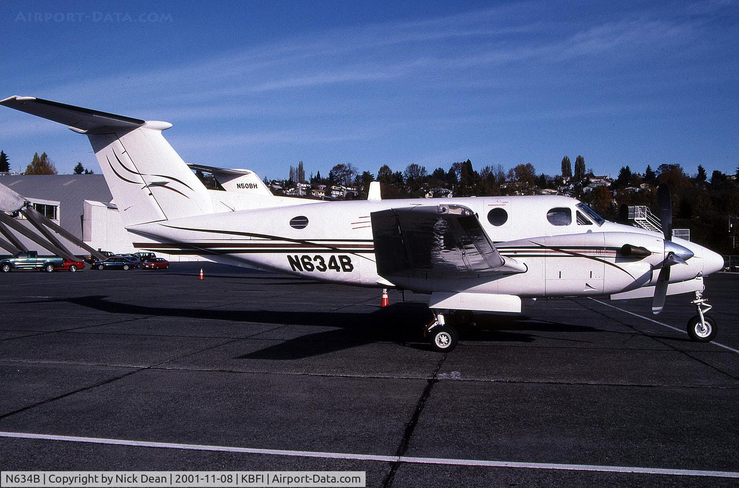 N634B, 1974 Beech A200 C/N BC-19, KBFI