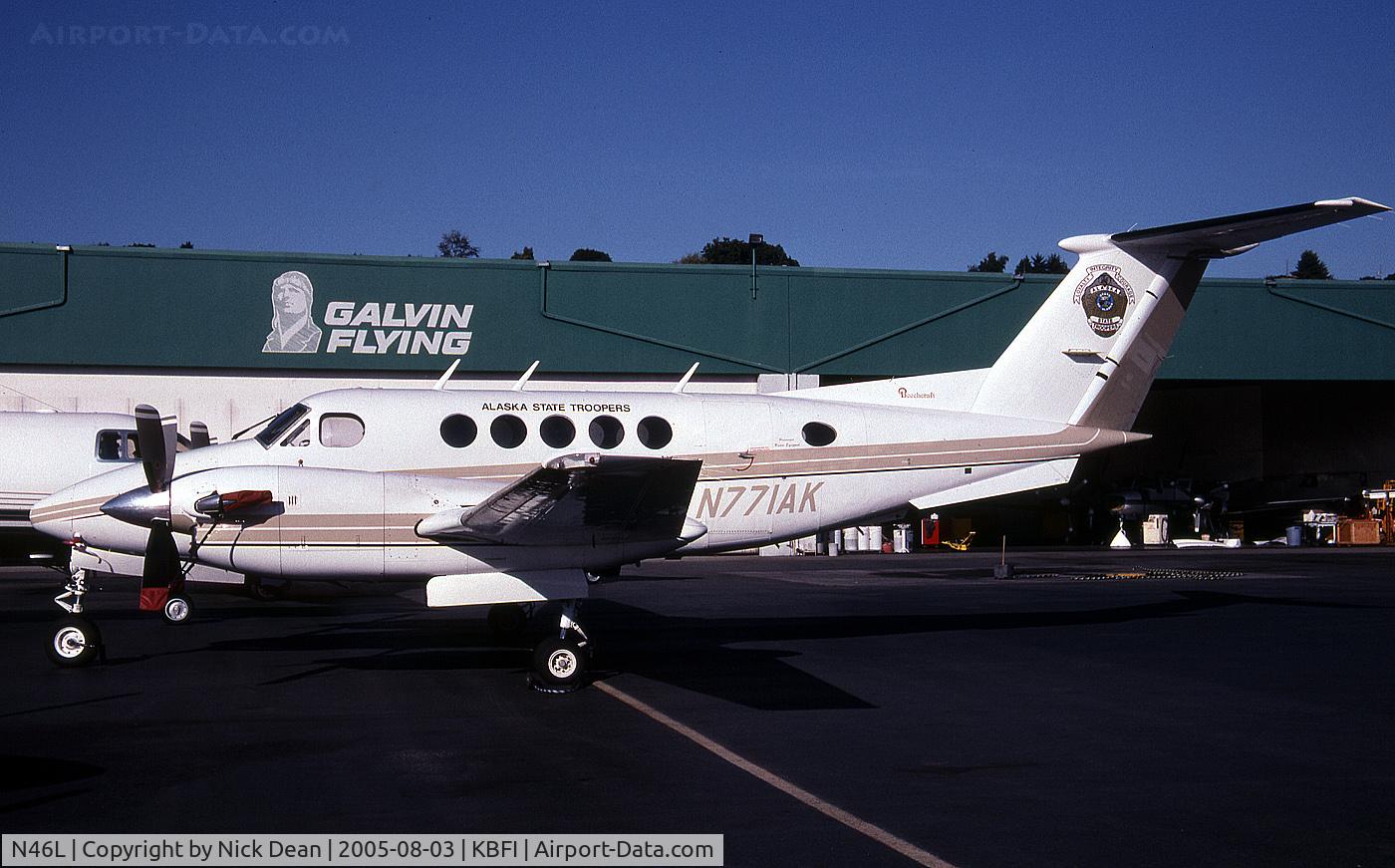 N46L, 1978 Beech 200 (C-12C) King Air C/N BC-56, KBFI (Currently registered N46L)