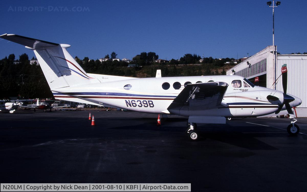 N20LM, 1979 Beech A200 C/N BC-67, KBFI (Currently registered N20LM)