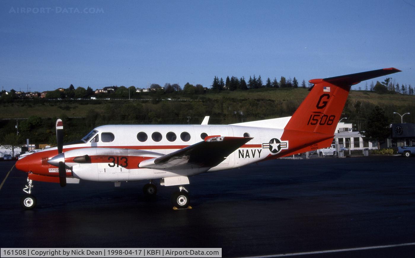 161508, Beech TC-12B Huron C/N BJ-56, KBFI (C/N of this frame is BJ-56)