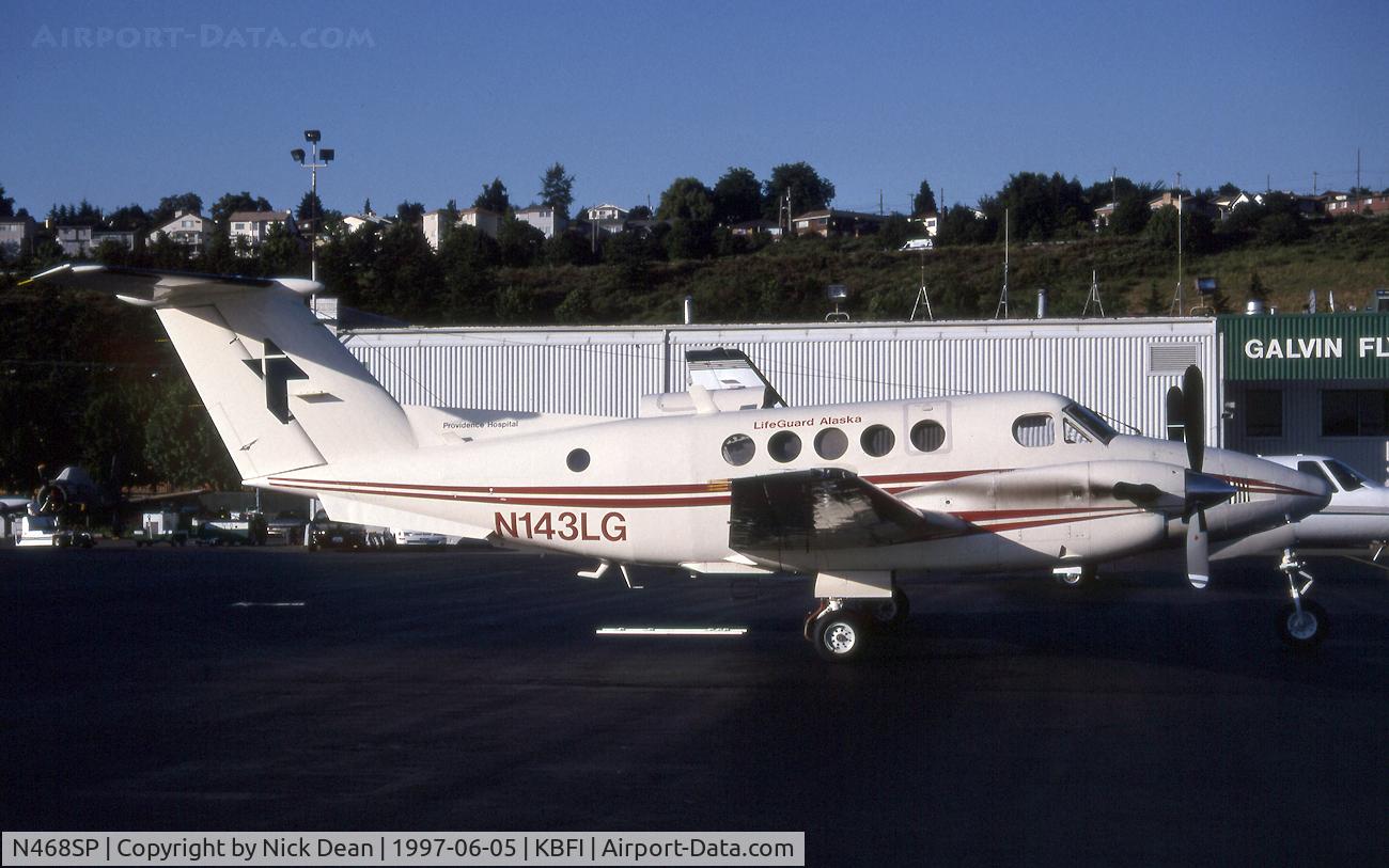 N468SP, 1980 Beech 200C Super King Air C/N BL-5, KBFI (Currently N468SP)