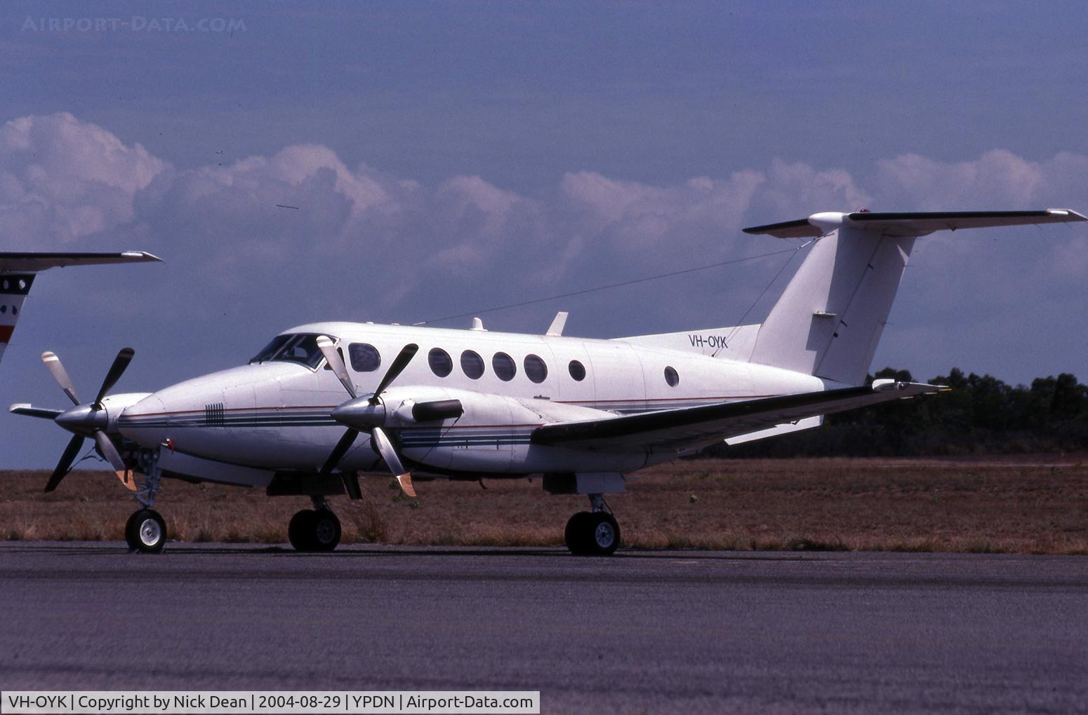 VH-OYK, 1981 Beech 200C Super King Air C/N BL-41, YPDN