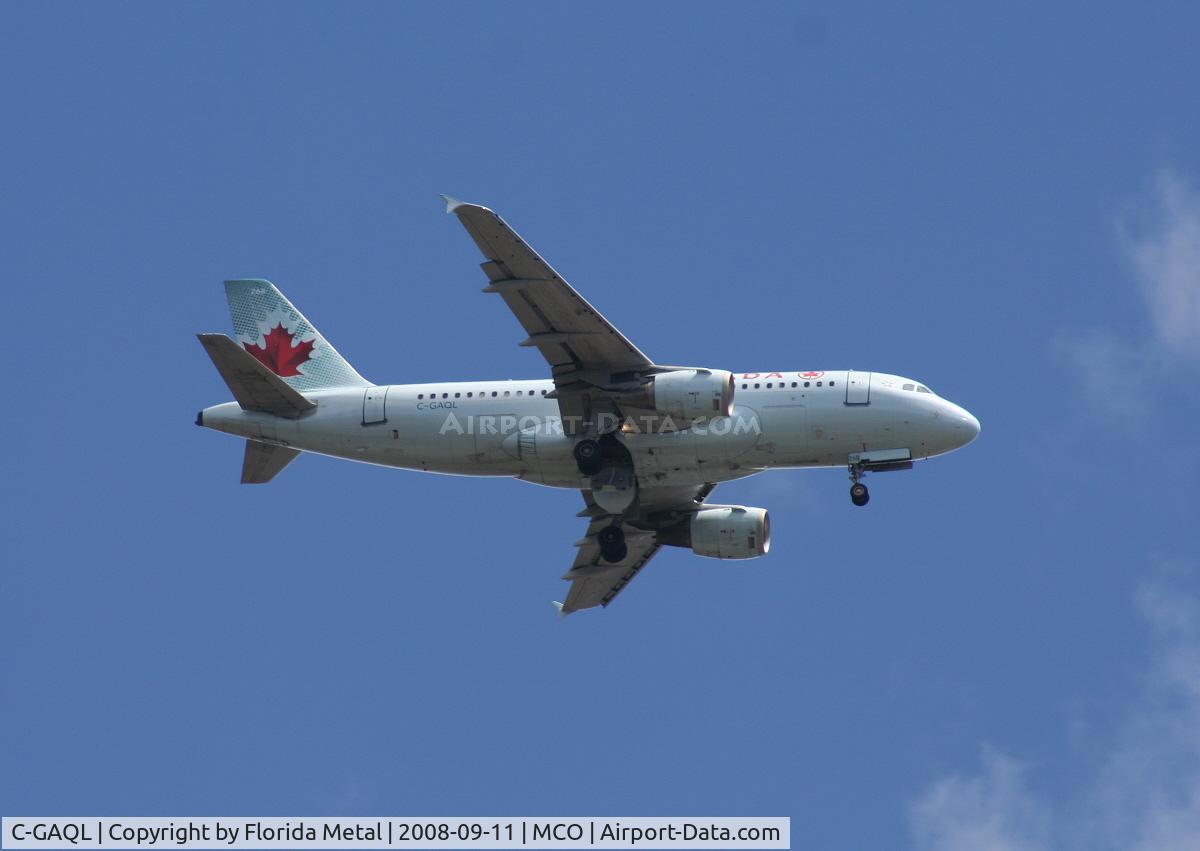 C-GAQL, 1997 Airbus A319-114 C/N 732, Air Canada A319