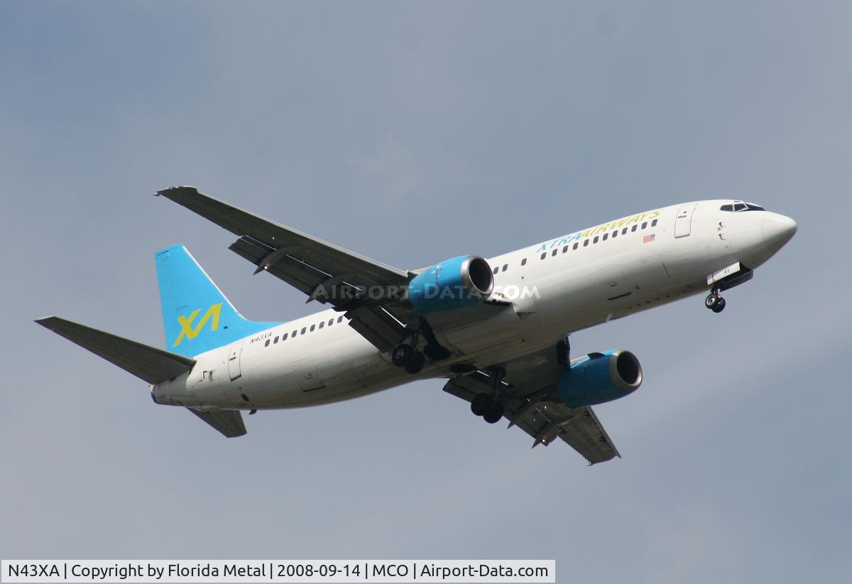 N43XA, 1990 Boeing 737-4S3 C/N 24796, Xtra Airways 737-400 operating for Air Jamaica