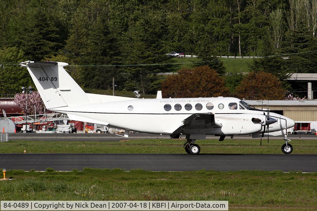 84-0489, 1984 Beech C-12T-3 Huron C/N BL-123, KBFI