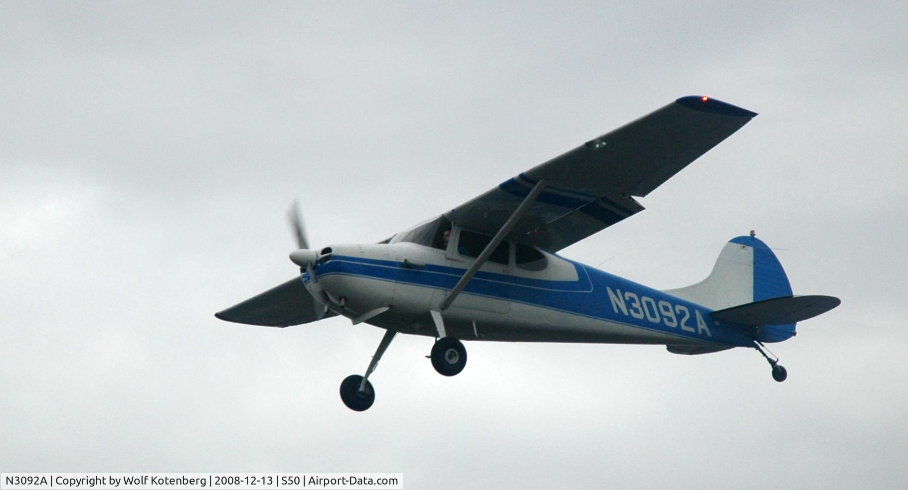 N3092A, 1953 Cessna 170B C/N 25736, on final