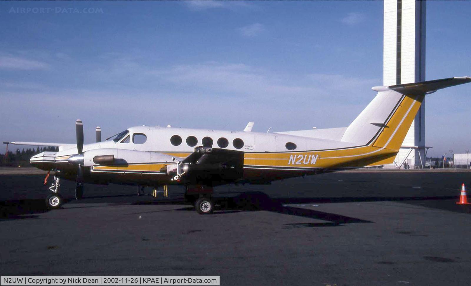 N2UW, 1977 Beech 200T Super King Air C/N BT-3, KPAE