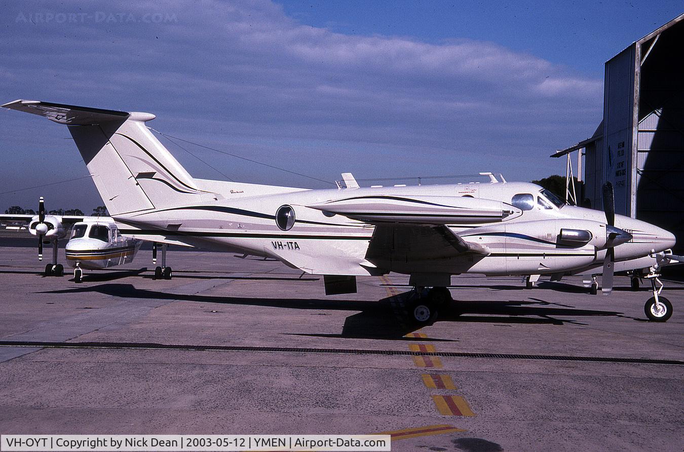 VH-OYT, 1979 Beechcraft 200T King Air C/N BT-06, YMEN (Currently registered VH-OYT but seen here as VH-ITA this airframe was converted from BB-489)