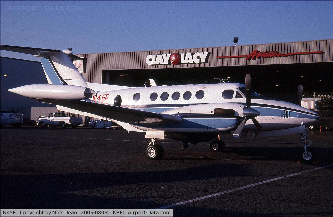 N45E, 1980 Beech 200T Super King Air C/N BT-13, KBFI