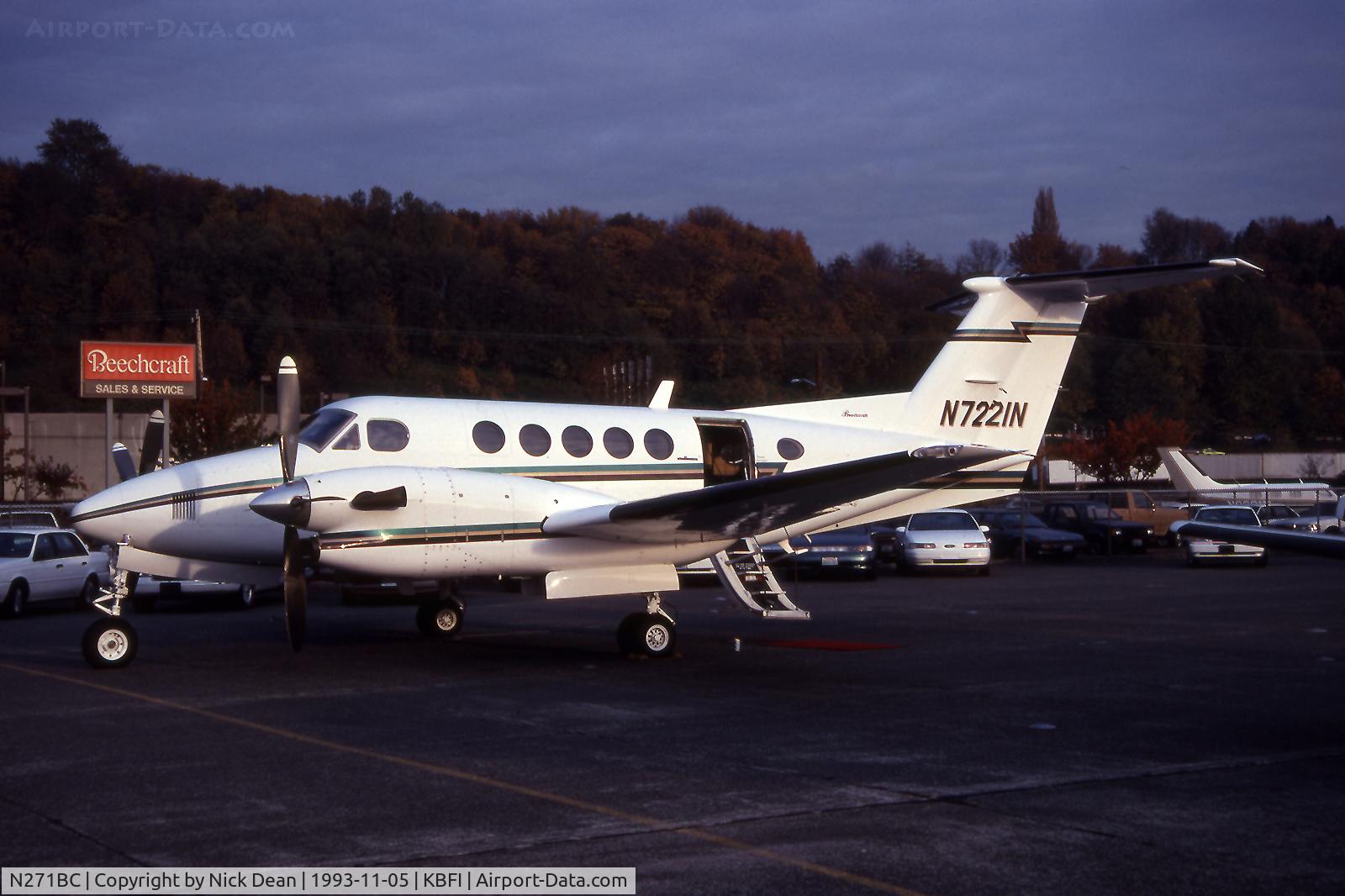 N271BC, 1985 Beech 300 C/N FA-48, KBFI (Currently registered N271BC but seen here 15 years ago as N7221N)