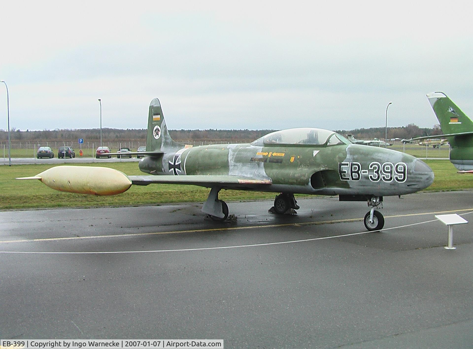 EB-399, Lockheed T-33A Shooting Star C/N 580-8960, Lockheed T-33A of the German Air Force at the Luftwaffenmuseum, Berlin Gatow