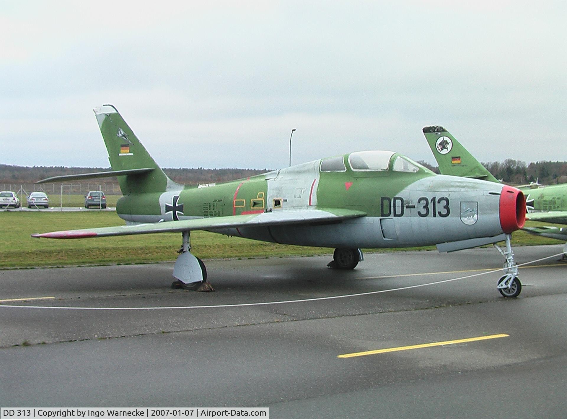 DD 313, Republic F-84F Thunderstreak C/N Not found 52-6774, Republic F-84F Thunderstreak of the German Air Force at the Luftwaffenmuseum, Berlin Gatow