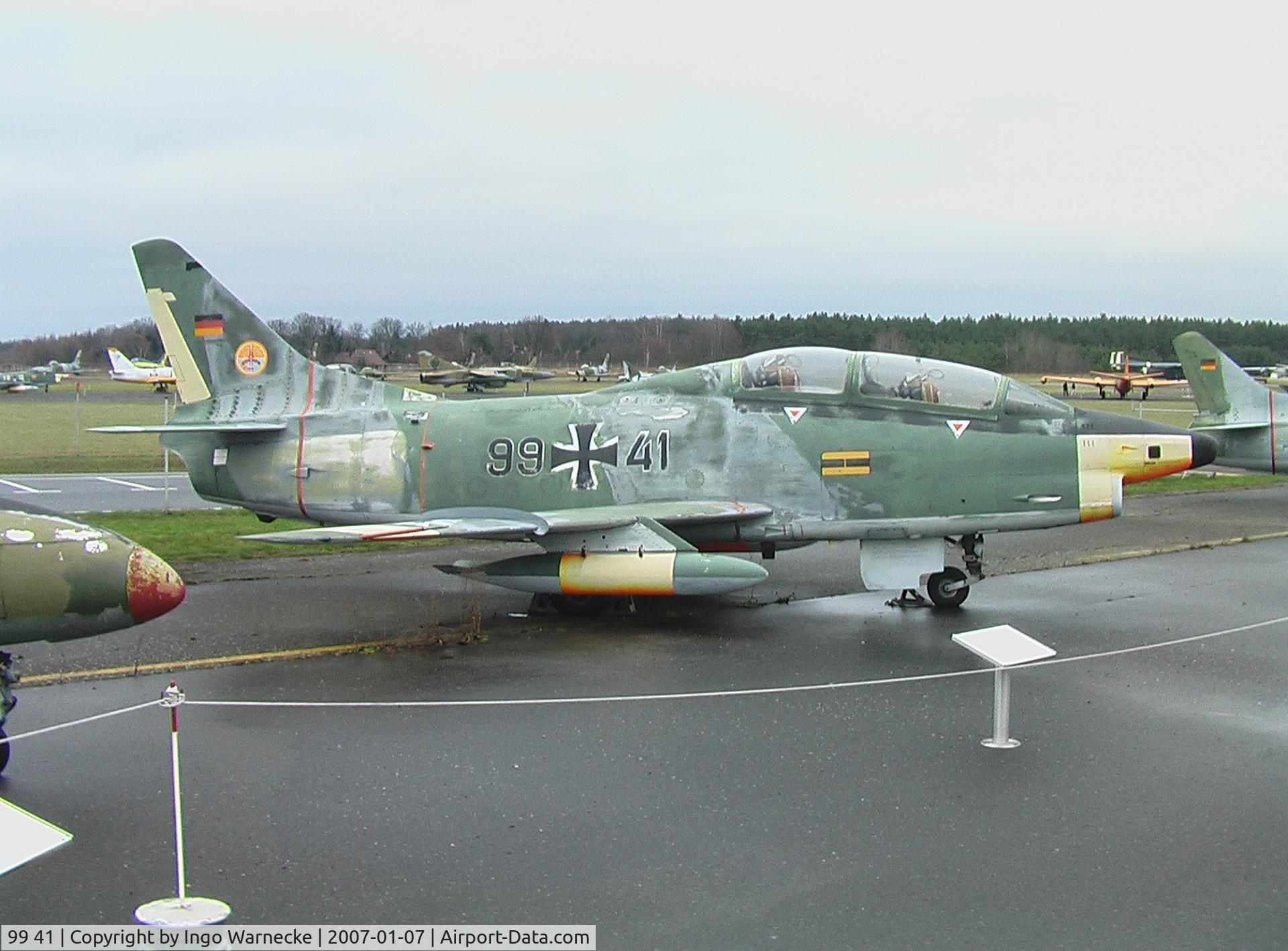 99 41, Fiat G-91T/3 C/N 27, FIAT G.91T/3 of Condor flying target-services for the German Air Force at the Luftwaffenmuseum, Berlin Gatow