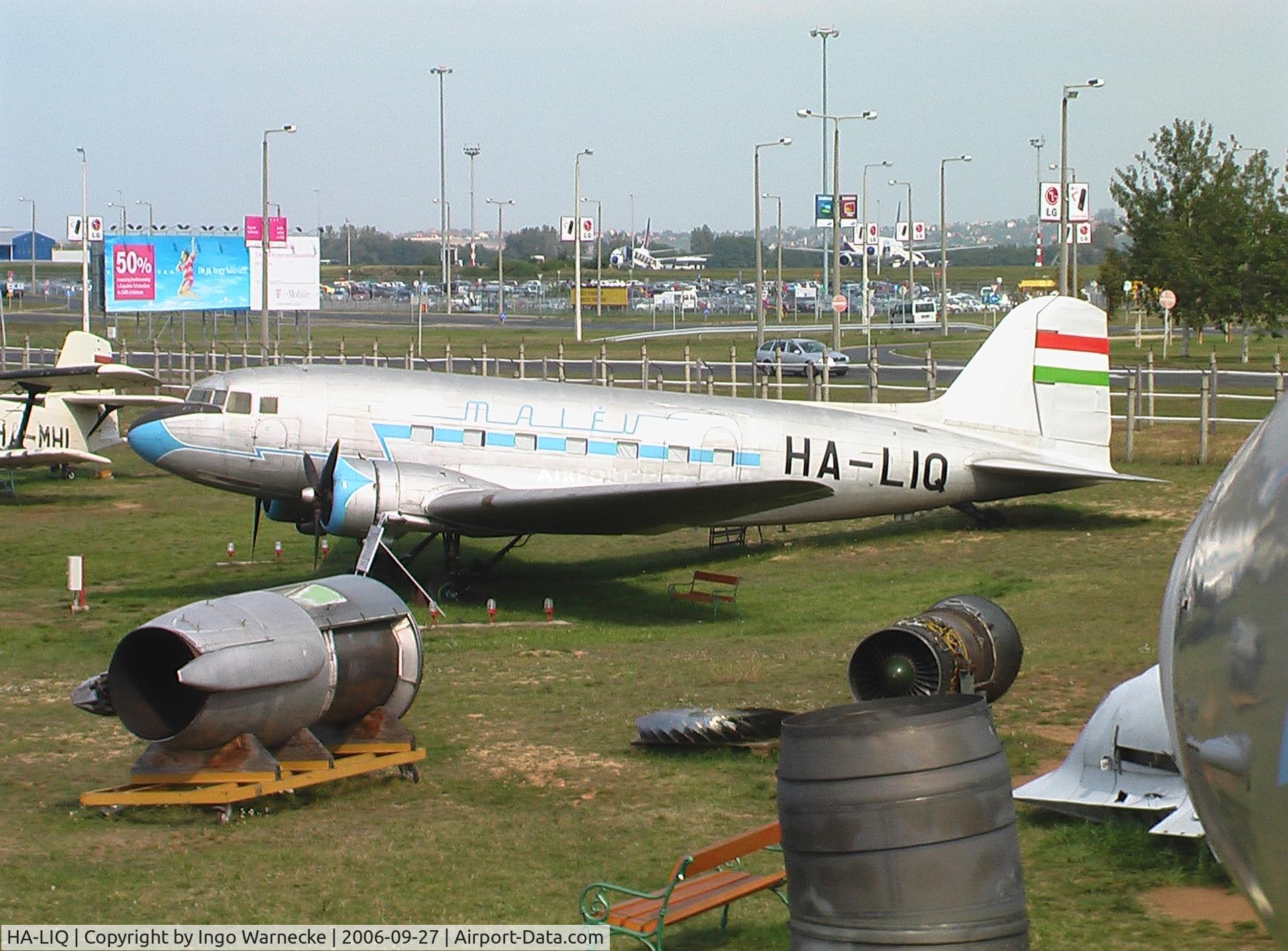 HA-LIQ, 1952 Lisunov Li-2 C/N 23441206, Lisunov Li-2 CAB of MALEV at Repülögep Emlekpark Budapest Ferihegy II