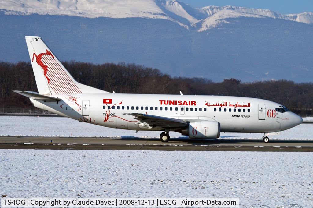 TS-IOG, 1992 Boeing 737-5H3 C/N 26639, Tunisair