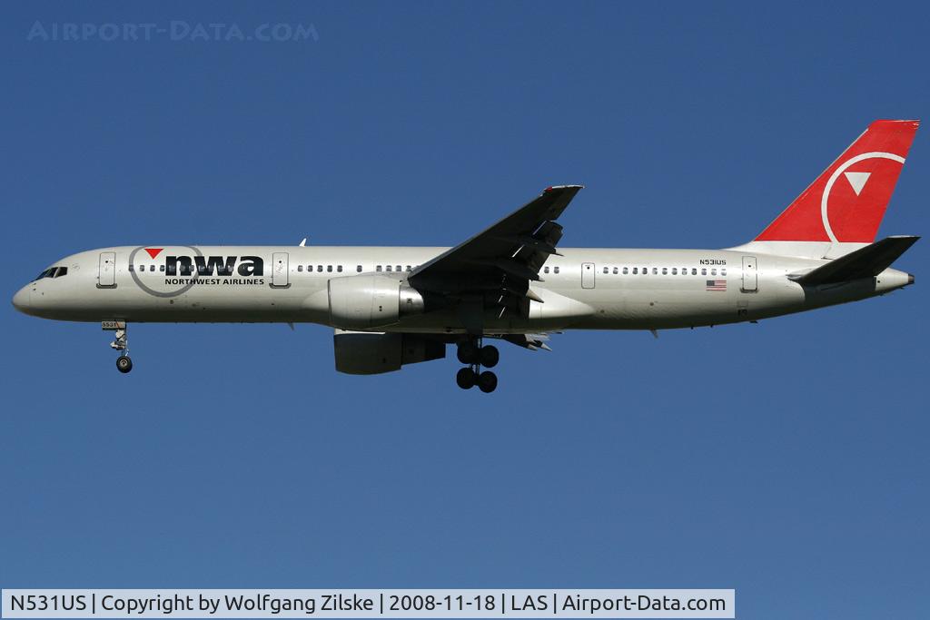 N531US, 1988 Boeing 757-251 C/N 23846, visitor