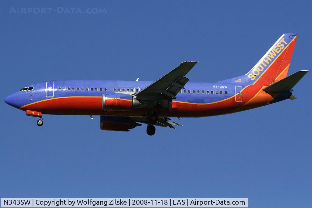 N343SW, 1989 Boeing 737-3H4 C/N 24151, visitor