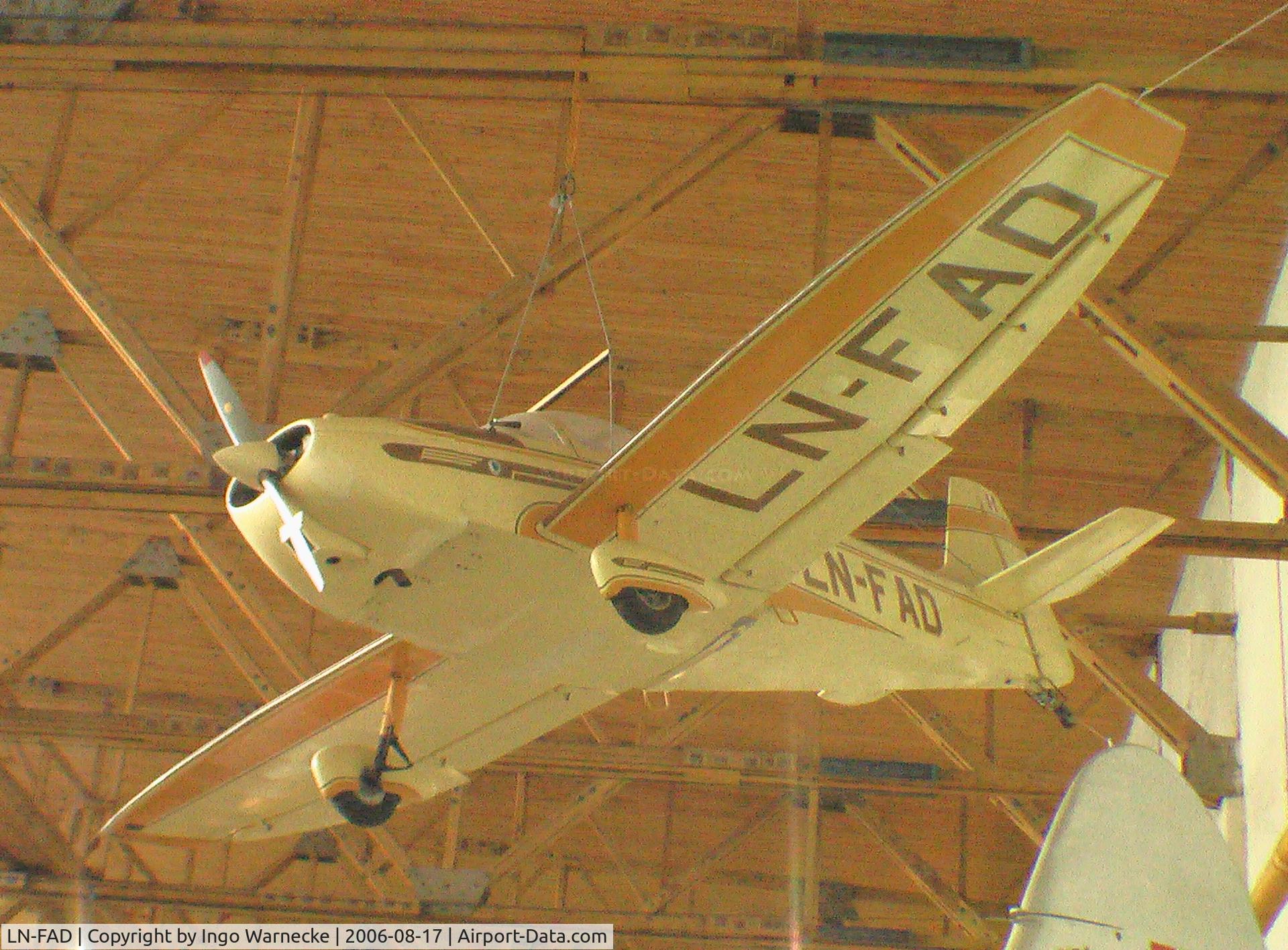 LN-FAD, Piel CP-301C Emeraude C/N L-355/67, Piel CP.301C Emeraude at Flyhistorisk Museum Sola