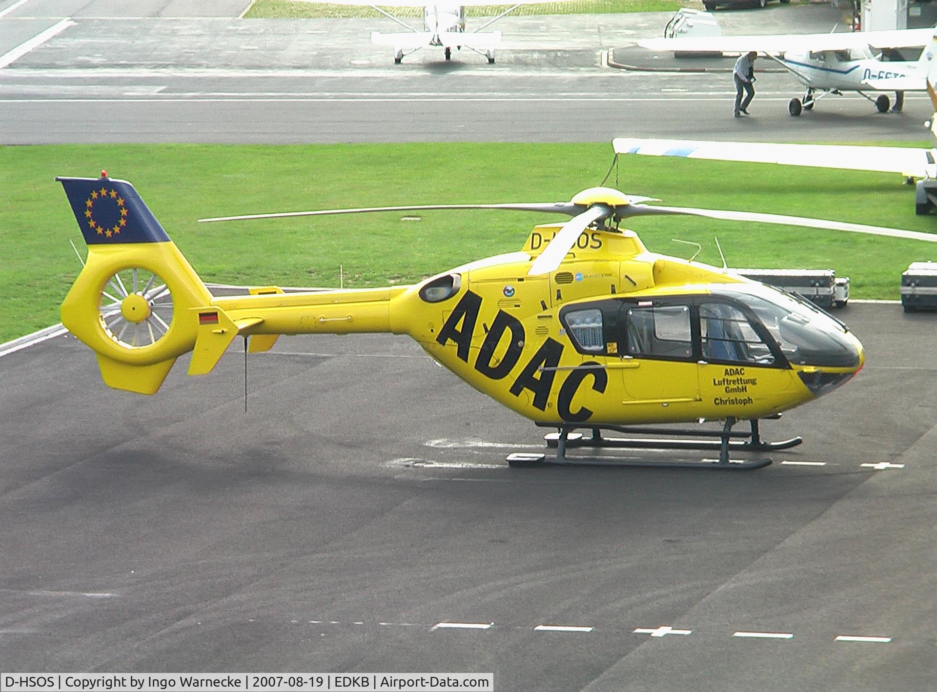 D-HSOS, 1999 Eurocopter EC-135P-1 C/N 0071, Eurocopter EC135P-1 of ADAC at Bonn-Hangelar airfield
