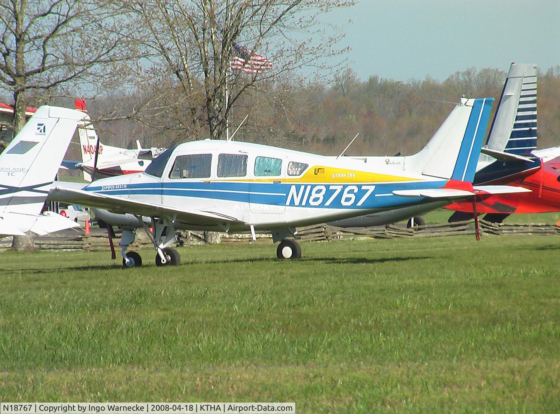 N18767, 1977 Beech C24R C/N MC-503, Beechcraft C24R Sierra 200 at Beechcraft Heritage Museum, Tullahoma Regional Airport