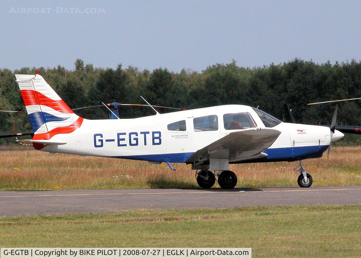 G-EGTB, 1978 Piper PA-28-161 Cherokee Warrior II C/N 28-7816074, AIRWAYS AERO ASSN.