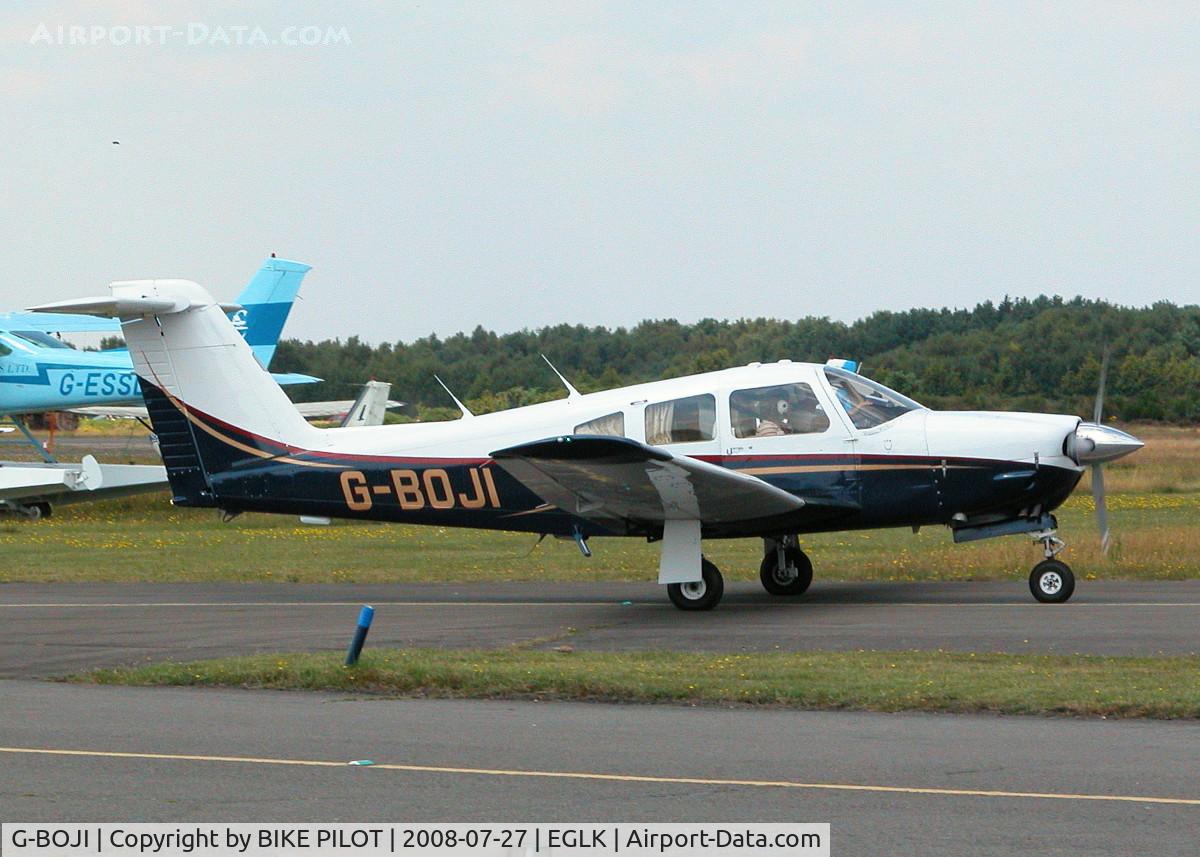 G-BOJI, 1979 Piper PA-28RT-201 Arrow IV C/N 28R-7918221, GOOD LOOKING PIPER TAXYING OUT FOR DEPARTURE