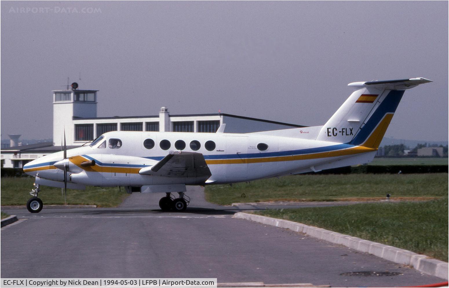EC-FLX, 1987 Beechcraft King Air 300 C/N FA-122, LFPB (Taken on the 1st annual Europe spotting trip and currently registered N88RY)