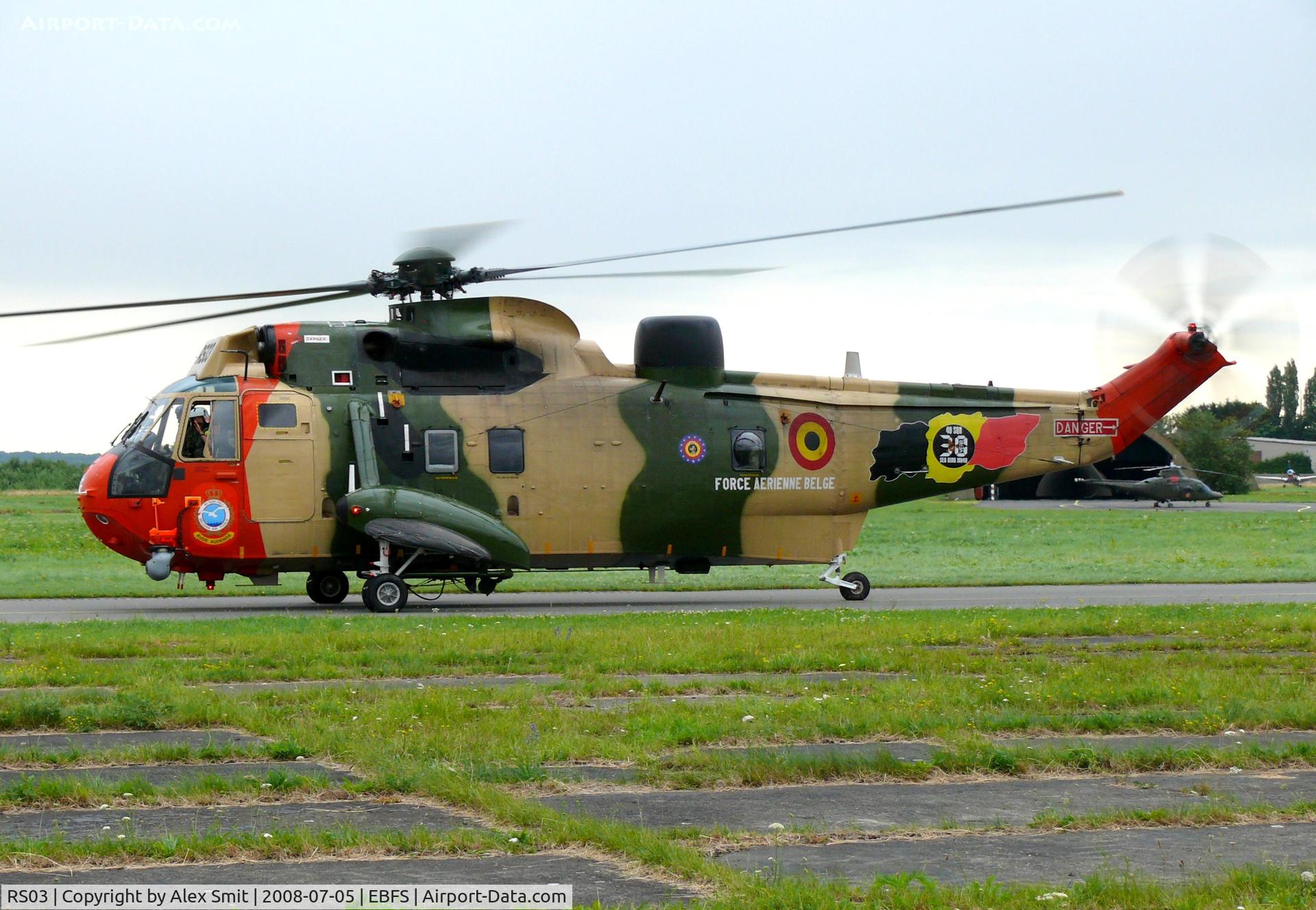 RS03, 1976 Westland Sea King Mk.48 C/N WA833, Westland Sea King MK48 RS03 Belgian Air Component