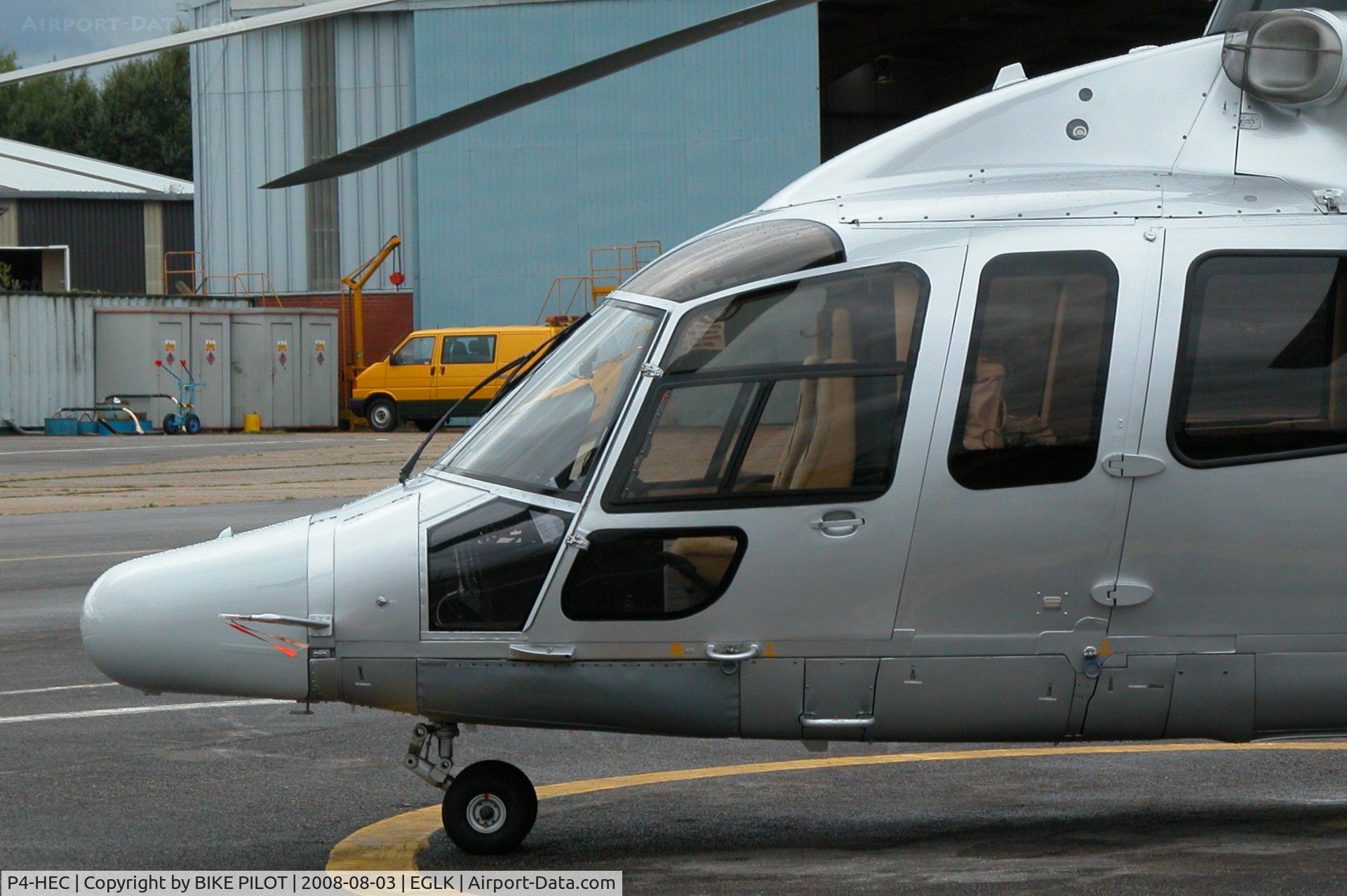 P4-HEC, Eurocopter EC-155B C/N 6600, PARKED IN THE PREMIAR COMPOUND