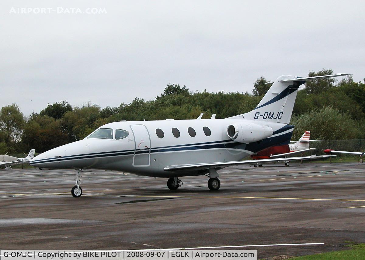 G-OMJC, 2003 Raytheon 390 Premier I C/N RB-88, AFTER ENGINE RUNS ON THE SOUTH SIDE OF THE AIRFIELD THIS A/C WENT TO THE PREMIAIR COMPOUND ON THE NORTH SIDE WITH AN ENGINE PROBLEM