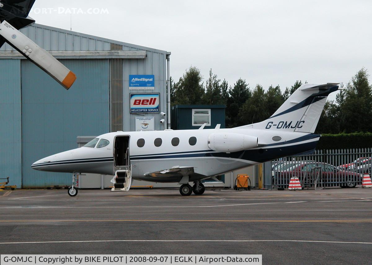 G-OMJC, 2003 Raytheon 390 Premier I C/N RB-88, AFTER ENGINE RUNS ON THE SOUTH SIDE OF THE AIRFIELD THIS A/C WENT TO THE PREMIAIR COMPOUND ON THE NORTH SIDE WITH AN ENGINE PROBLEM