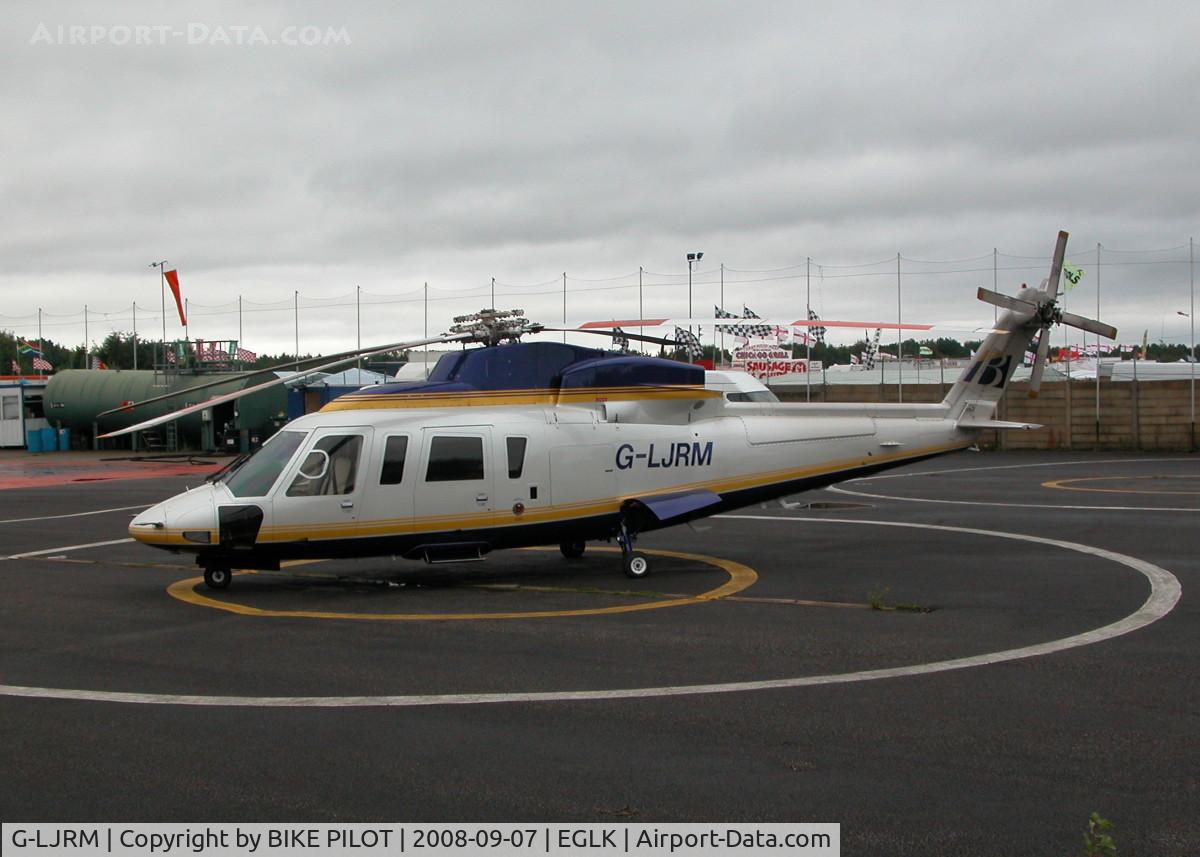 G-LJRM, 1995 Sikorsky S-76C C/N 760426, ONE OF FIVE S.76 IN THE PREMIAR COMPOUND OF THREE VARIANTS SEEN THIS DAY