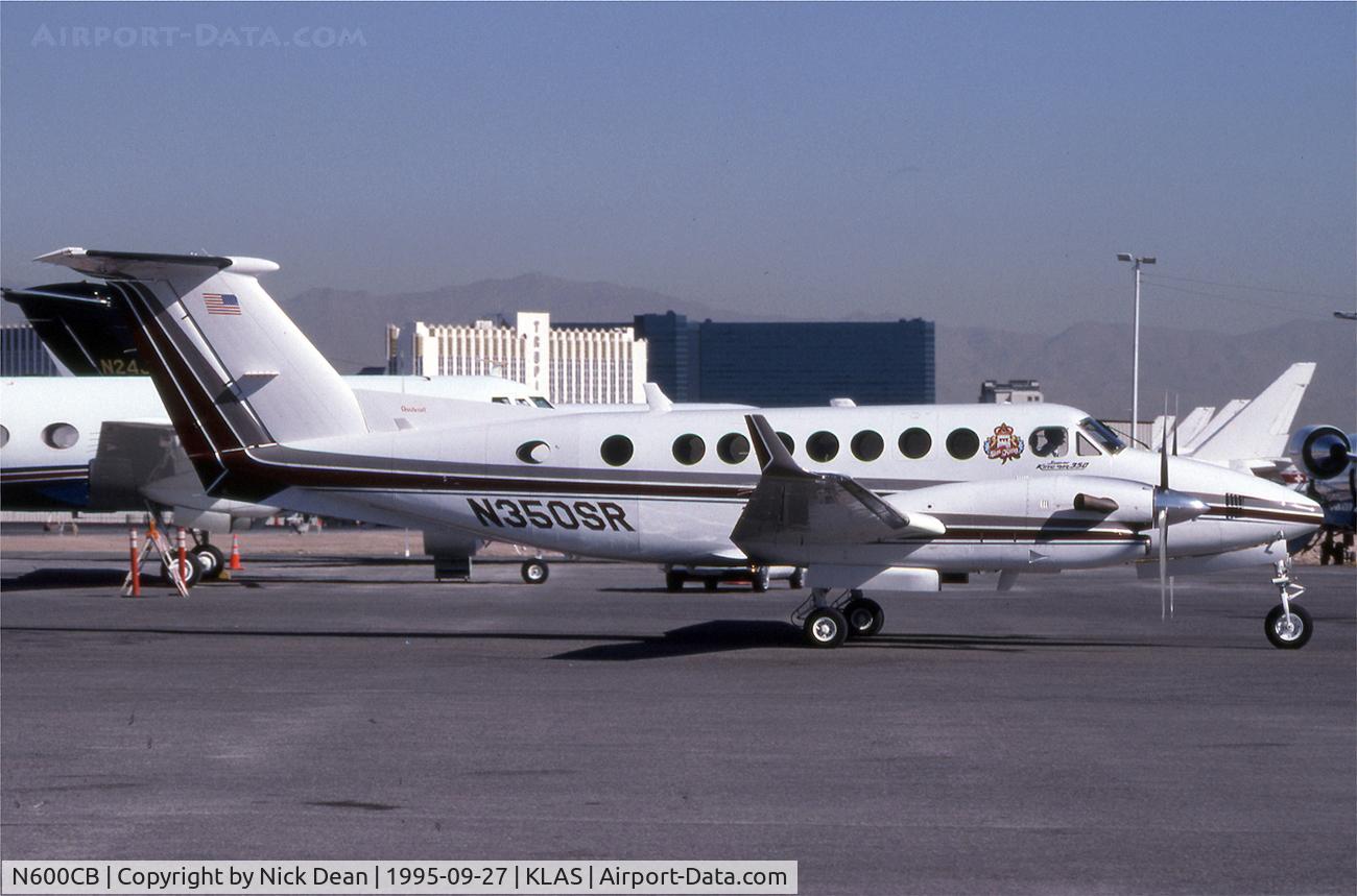 N600CB, 1991 Beech B300 King Air C/N FL-38, KLAS (Currently registered N600CB but seen as N350SR)