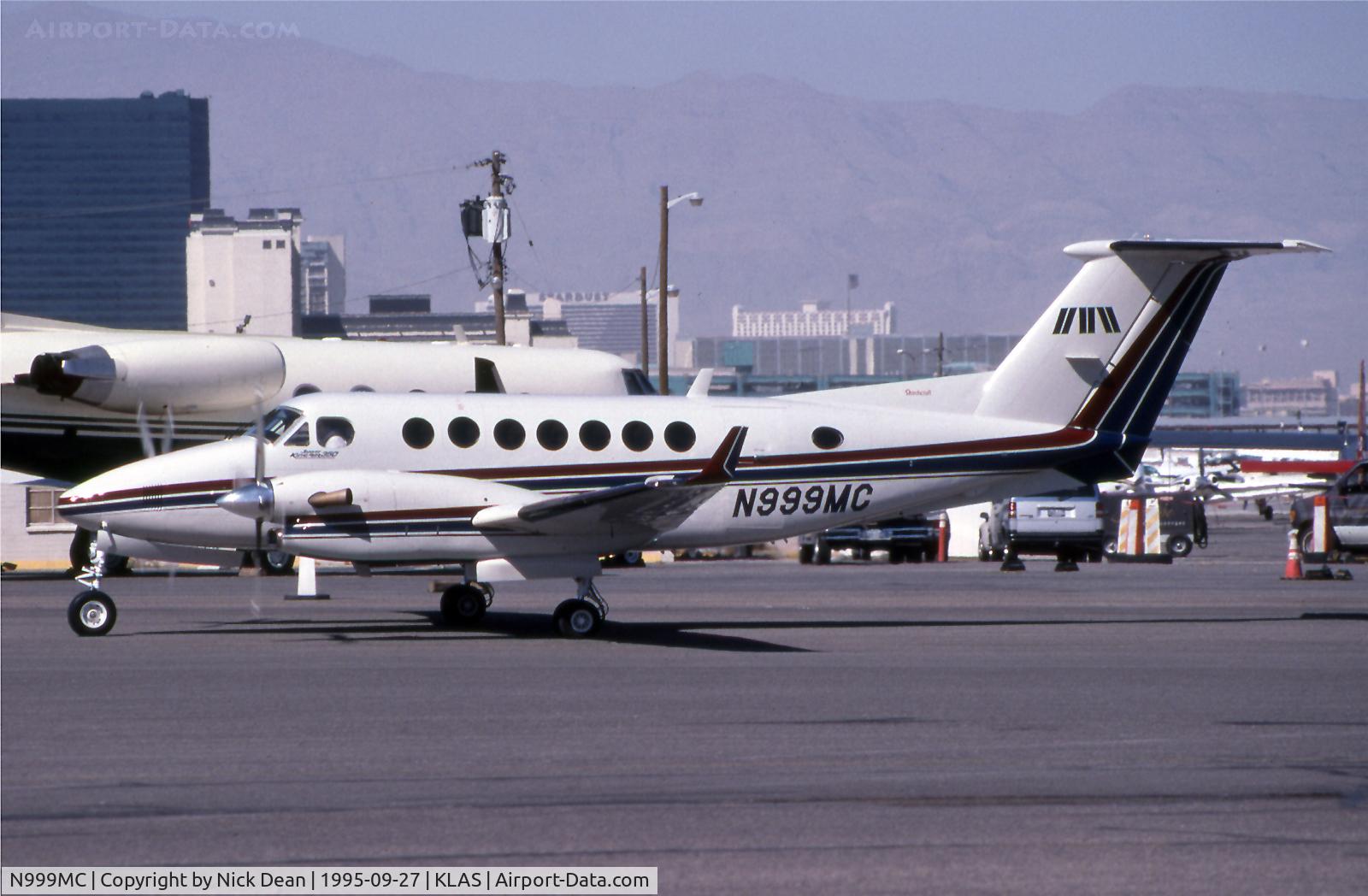 N999MC, 1991 Beechcraft King Air 350 C/N FL-65, KLAS (Currently N999MG)