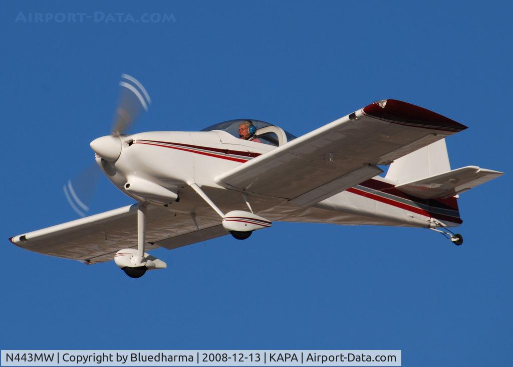 N443MW, 1992 Vans RV-6 C/N 21057, On final approach to 17L.