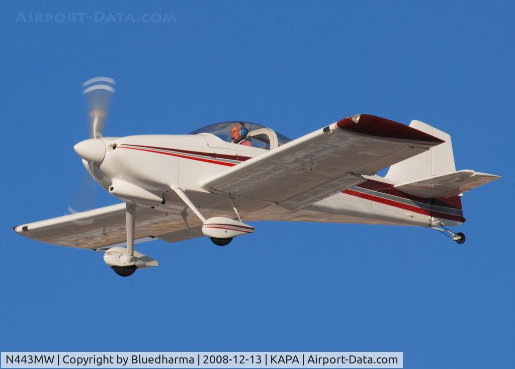N443MW, 1992 Vans RV-6 C/N 21057, On final approach to 17L.
