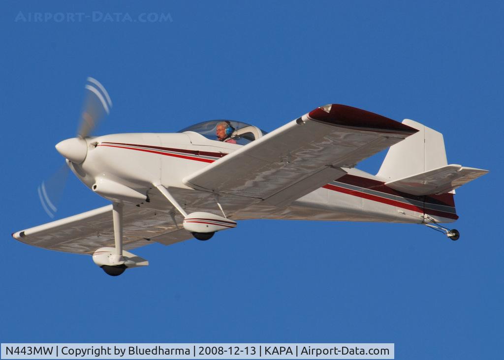 N443MW, 1992 Vans RV-6 C/N 21057, On final approach to 17L.