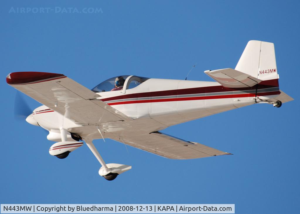 N443MW, 1992 Vans RV-6 C/N 21057, On final approach to 17L.