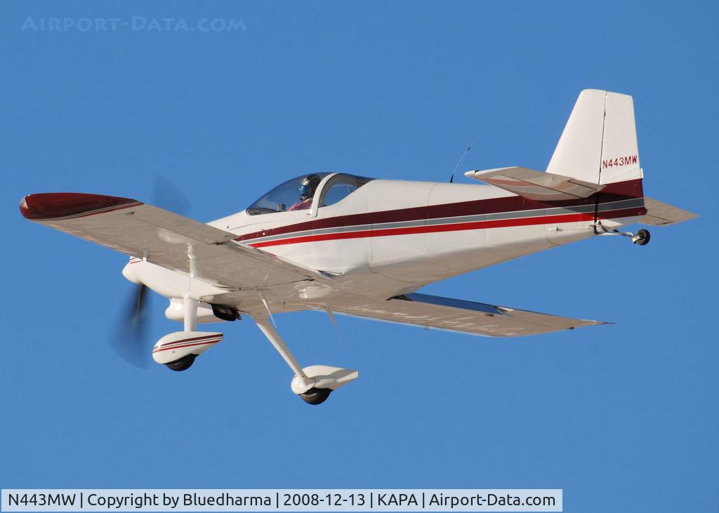 N443MW, 1992 Vans RV-6 C/N 21057, On final approach to 17L.