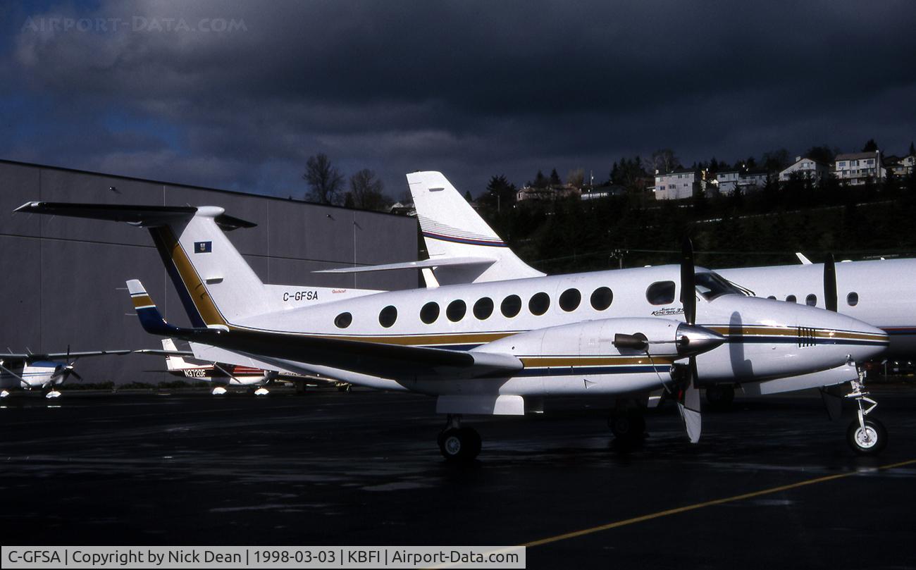 C-GFSA, 1997 Beech B300 King Air King Air C/N FL-174, KBFI