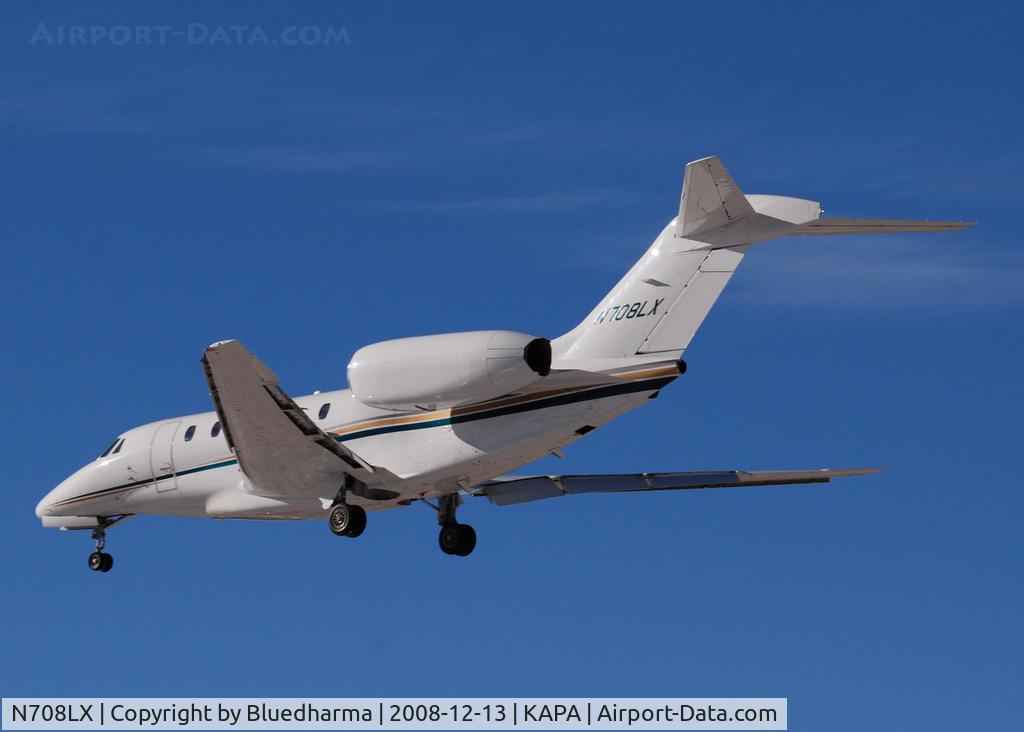 N708LX, 1999 Cessna 750 Citation X C/N 750-0109, On final approach to 17L.