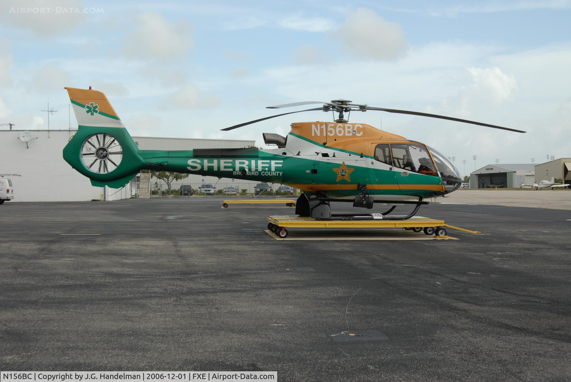 N156BC, 2002 Eurocopter EC-130B-4 (AS-350B-4) C/N 3614, Sheriff at Ft. Lauderdale Exec Airport FL