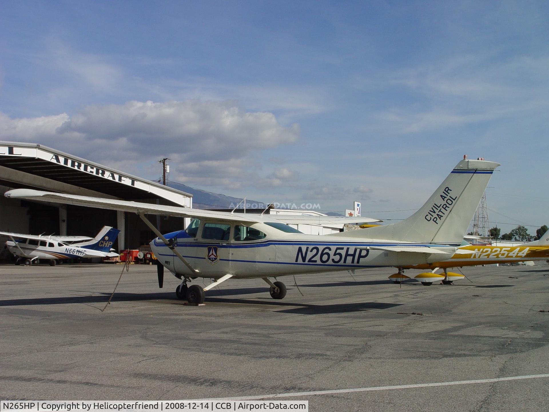 N265HP, 1985 Cessna 182 Skylane C/N 18268519, In line waiting to be checked at Cable