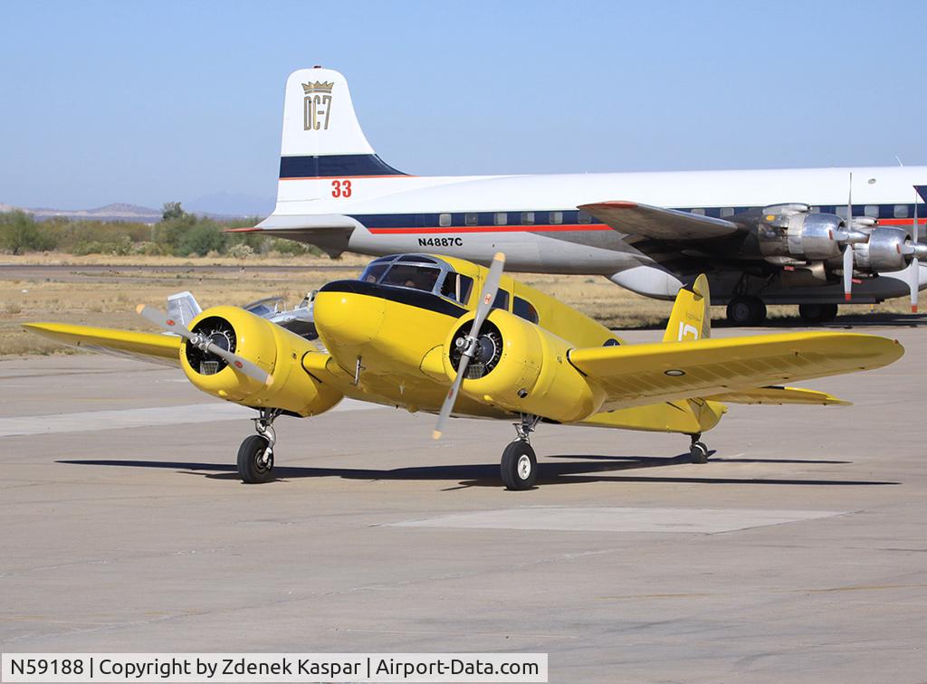 N59188, 1942 Cessna T-50 Bobcat Bobcat C/N 3084, Coolidge