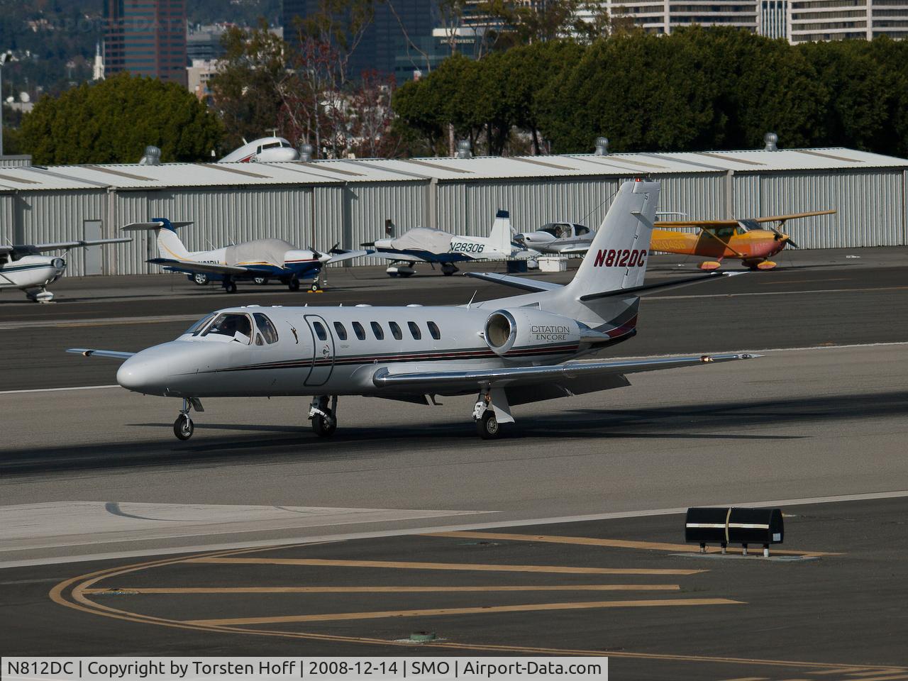 N812DC, 2000 Cessna 560 Citation Encore C/N 560-0541, N812DC arriving on RWY 21