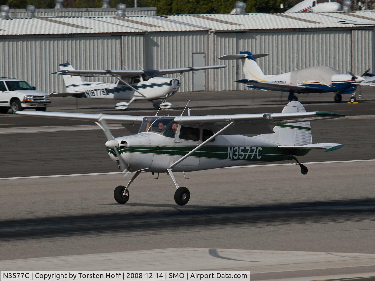 N3577C, 1954 Cessna 170B C/N 26621, N3577C arriving on RWY 21